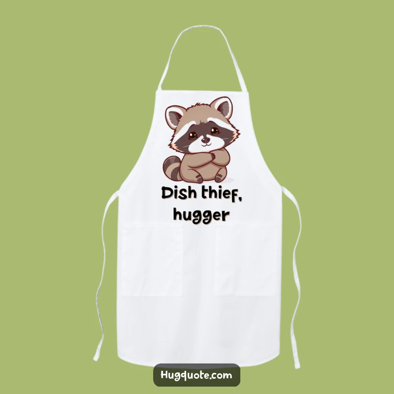 Funny Raccoon Apron: Cook with Curious Charm and Hidden Hugs