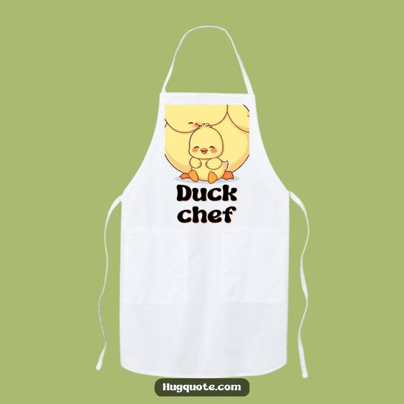 Funny Duckling Hug Apron: Cook with Sweetness, Adorable Kitchen Gift for Moms
