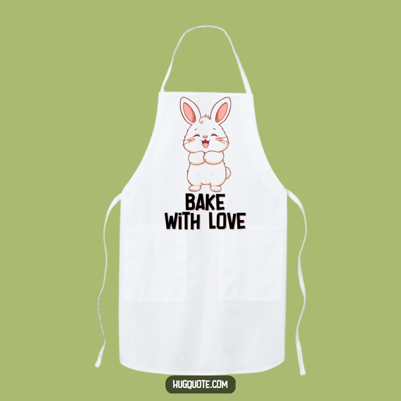 Funny Bunny Hug Apron: Cook with Kindness and Joy
