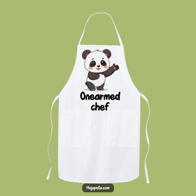 Funny Panda Hug Apron: Kitchen Cartoon Comfort Gift