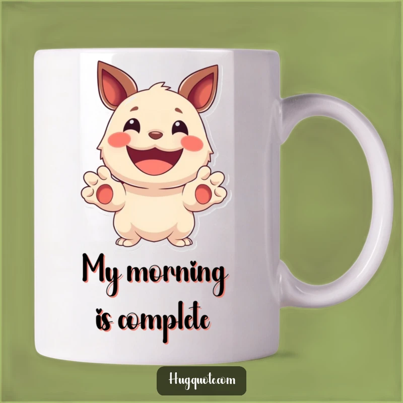 Funny Creature Paws Mug: A Cheerful Greeting for Your Favorite Coffee Fan