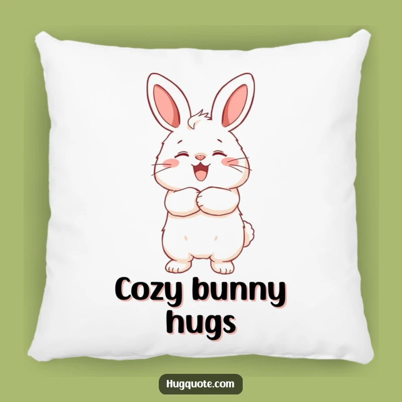 Funny Bunny Hug Pillow: Cozy Comfort with Adorable Charm