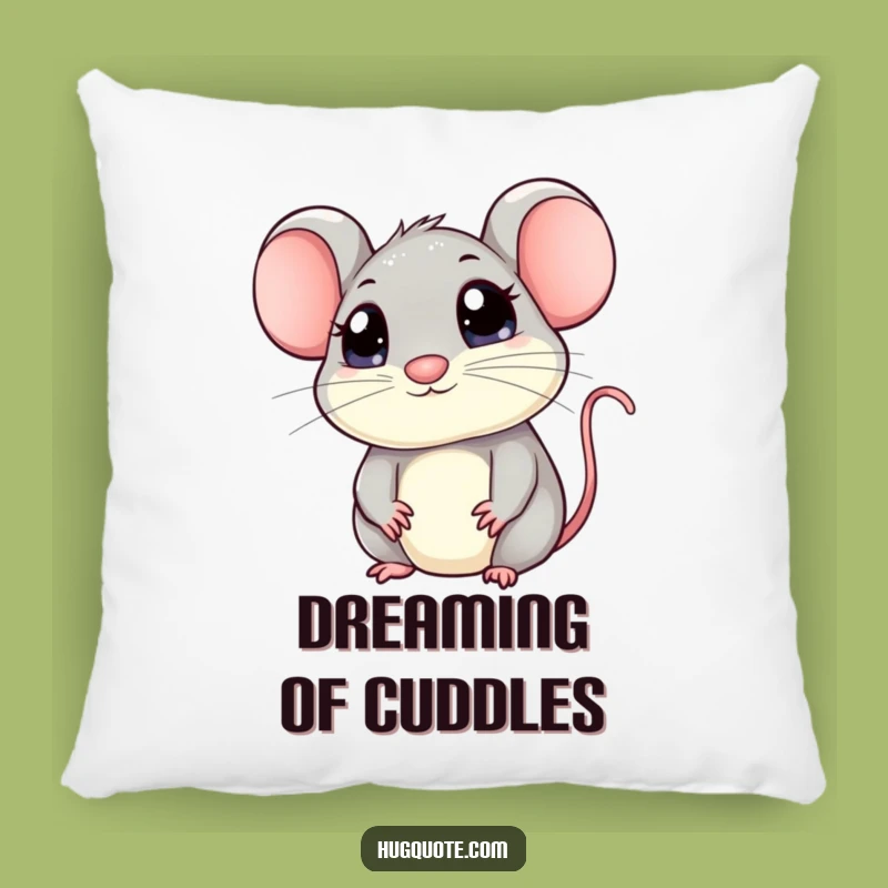 Funny Kawaii Mouse Hug Pillow - Cozy Peeking Companion Gift