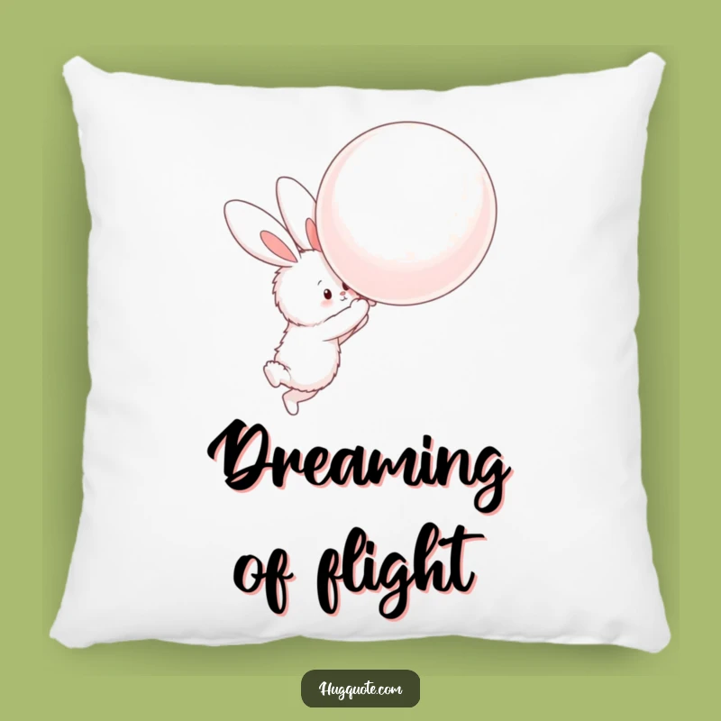 Funny Bunny Balloon Hug Pillow: Cozy & Cute Decor!