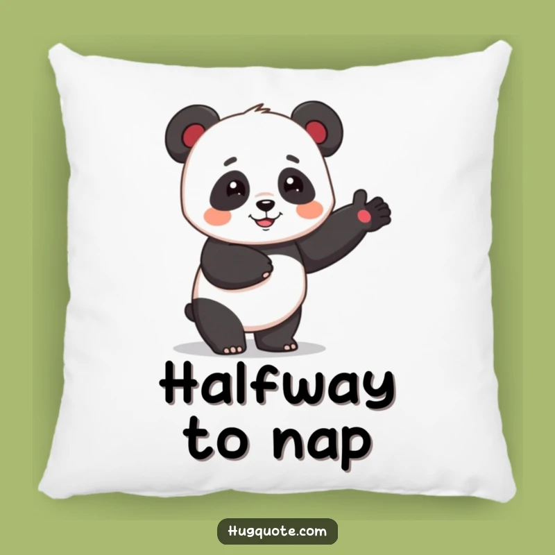 Soft Funny Panda Hug Pillow: Comfy Cartoon Cuddle Gift