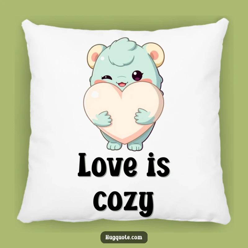 Soft Funny Creature Heart Pillow: Huggable Comfort Filled with Oversized Love