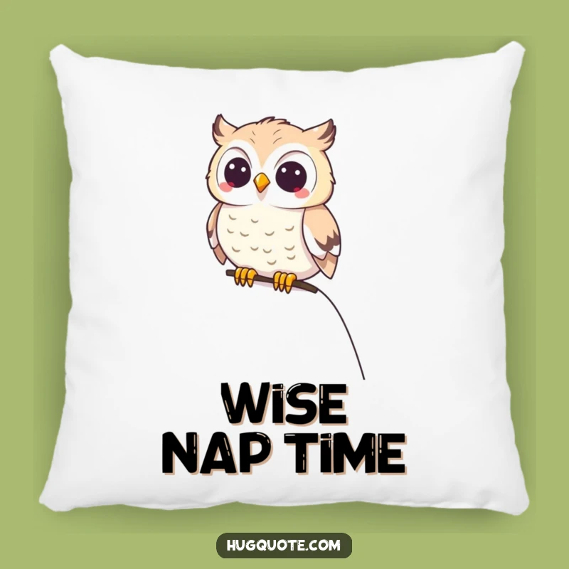Funny Owl on Shoulder Pillow: Snuggle Up with Wise Comfort