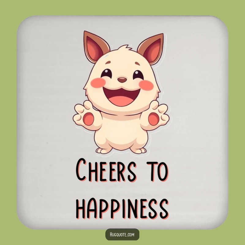 Funny Creature Paws Drink Coasters: Protect Your Surfaces with a Cheerful Greeting