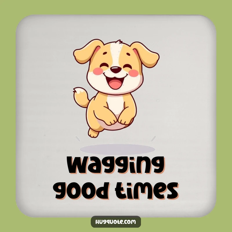 Funny Dog Jump Coaster: Pup Wags Tail - Surface Protection Fun!