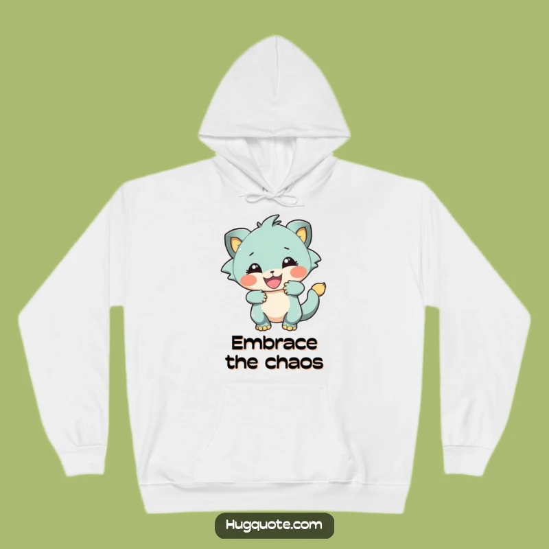 Cozy Funny Creature Embrace Hoodie: Wrap Yourself in Energetic Warmth