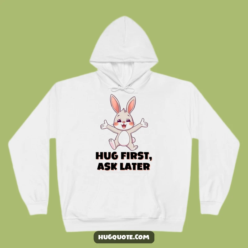 Funny Bunny Hug Hoodie: Cozy Up with Cheerful, Playful Warmth!