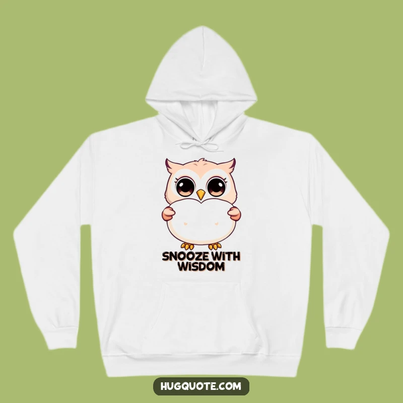 Cozy Funny Owl Pillow Hoodie: Snuggle Up with Wise Comfort