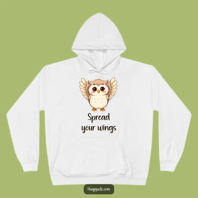 Funny Curious Owl Hoodie: Cozy Bird Hoots Softly - Warm & Wise!