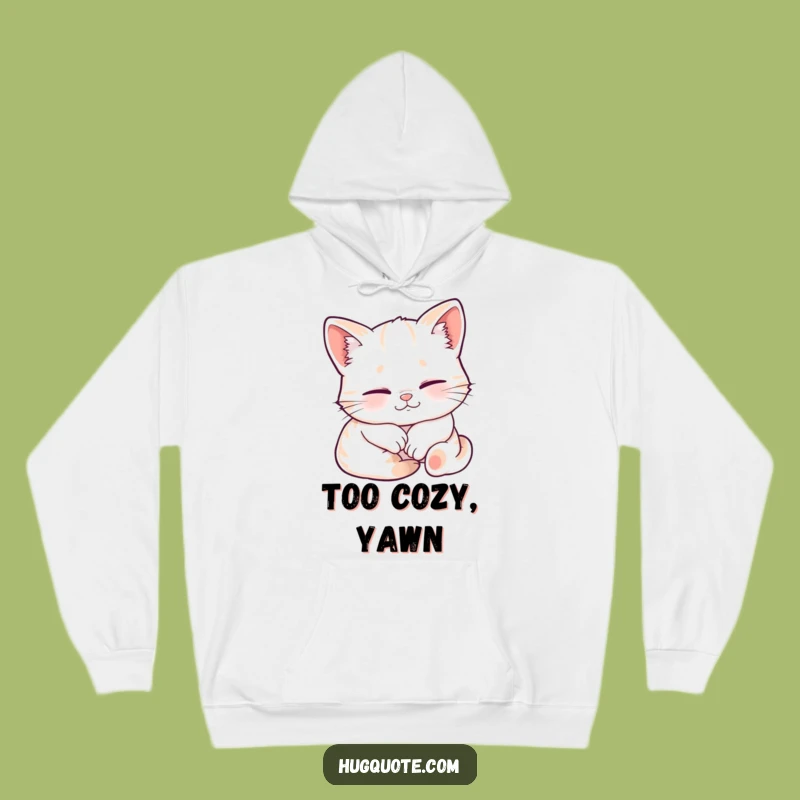 Cozy Funny Sleepy Kitten Embrace Hoodie: Ultimate Comfort and Charm