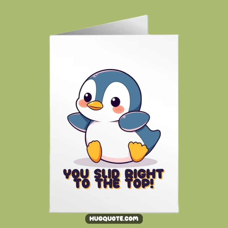 Free Printable Penguin Card: Hilarious Congrats, Perfect Downloadable Gift