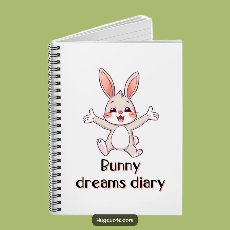Funny Bunny Embrace Notebook: Capture Your Cheerful Thoughts with Joy!