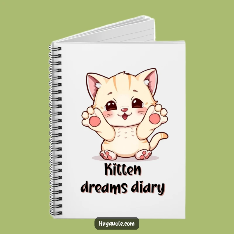 Funny Kitten Hug Notebook: Jot Down Playful Thoughts with Charm!