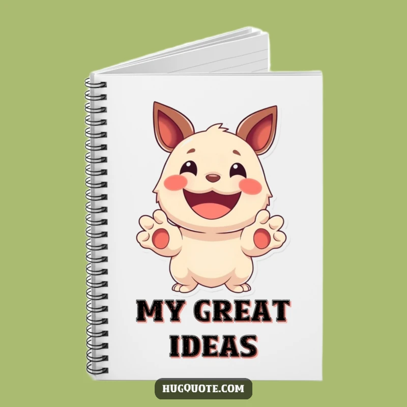 Funny Creature Paws Notebook: Jot Down Your Thoughts with a Smiling Friend