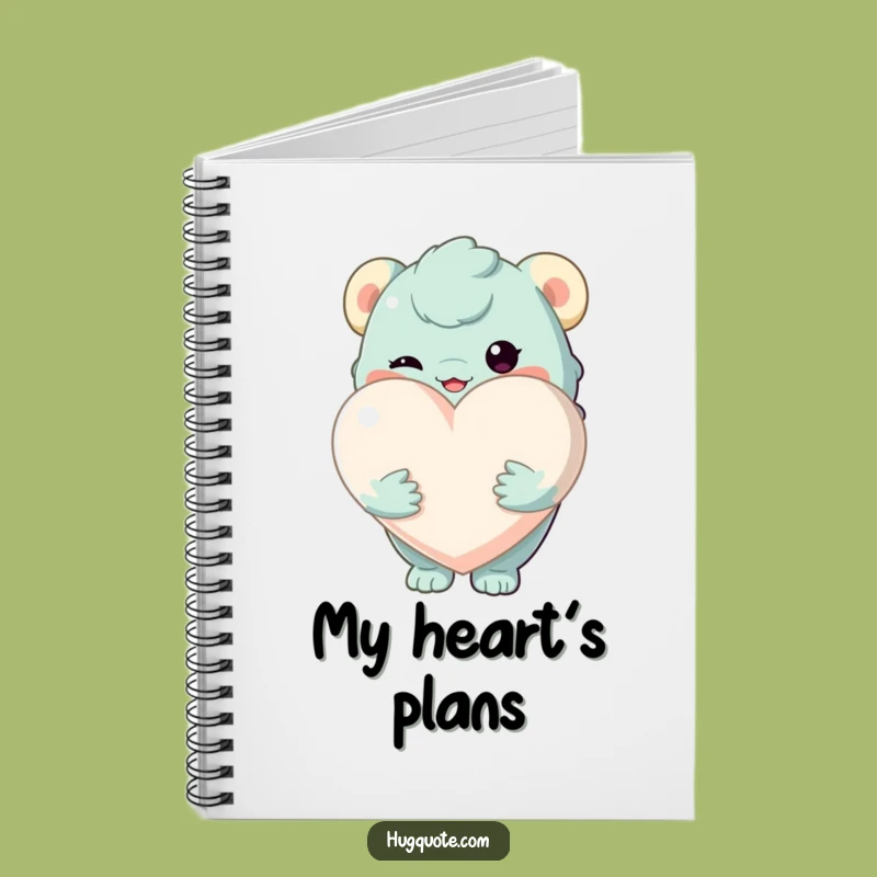 Funny Creature Heart Notebook: Write Your Love Letters and Ideas