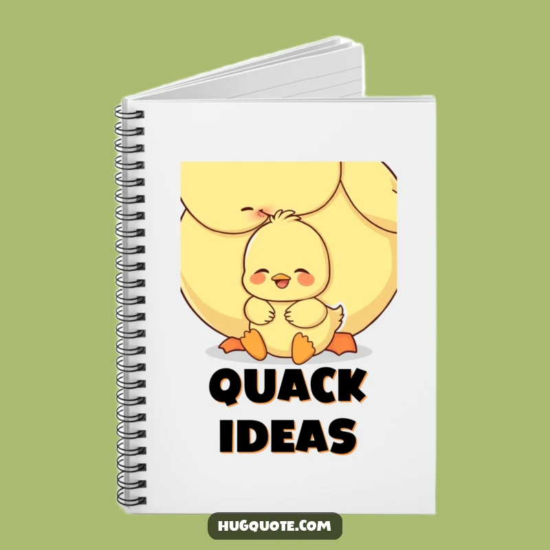 Funny Duckling Hug Notebook: Jot Down Sweet Thoughts, Perfect Stationery Gift for Lovers