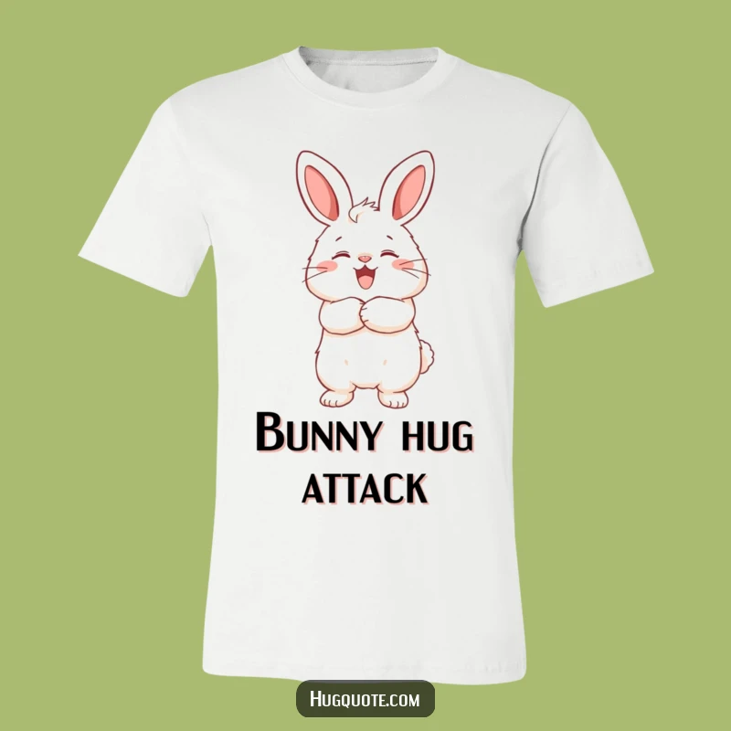 Funny Bunny Hug T-Shirt: Wear Your Affection with Joy