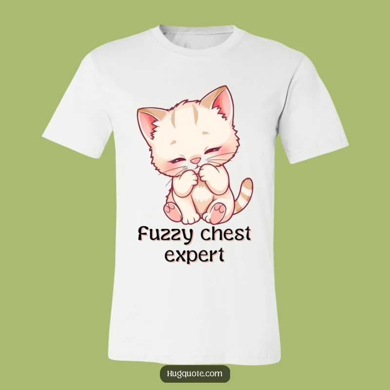 Funny Kitten Nuzzle T-Shirt, Cute Cat Character Tee for Cuddly Comfort